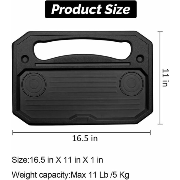 Multifunktionelt bilbord med kopholder til de fleste bilrat - Designet til køretøjer - -