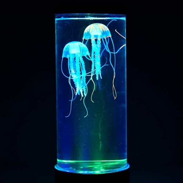 LED Medusa Flerfarget lampe USB Vanntett Last Rundt Kontor Ambient lampe Husdekorasjon Leker Kvinner Kvinner Kvinner