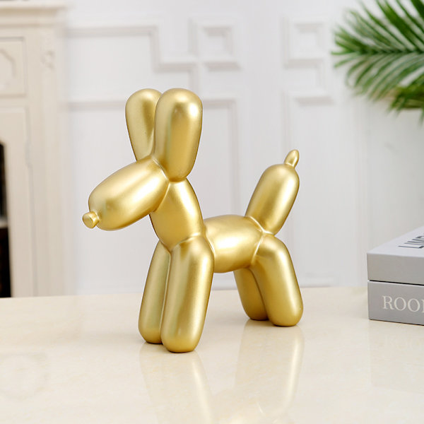 Nordisk let luksus dyr ballon hund harpiks ornament kreativ stue TV skab skrivebord fødselsdag gave dekoration gave