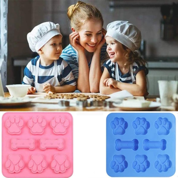 Bakform, Används för Gelé, Godis, Choklad, Isbit, Kan Baka Hundsnackskex