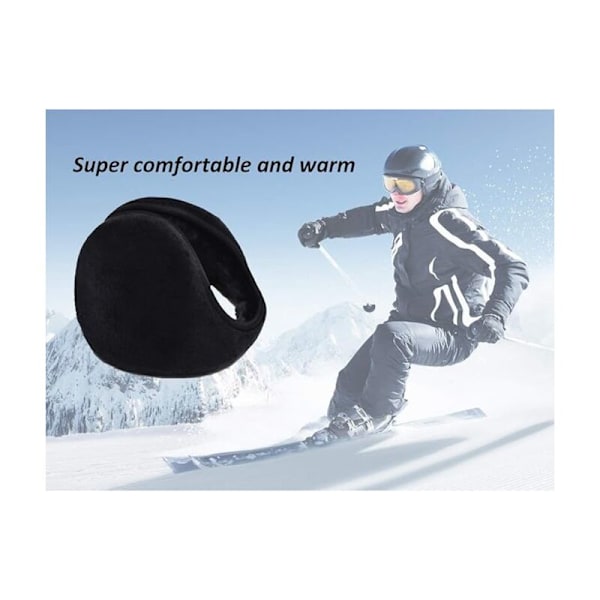 Varma öronmuffar för män och kvinnor - Vinter Ealles Unisex i konventionell fleece, diameter 11,5 cm
