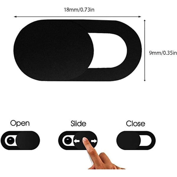Webcam Dæksler, 40 Styk Computer Smartphone Kamera Dæksler Kamera Dæksler Ultra Tynde Laptop Webcam Dæksler Sikkerhedskamera Dæksler til Smartphone Laptop