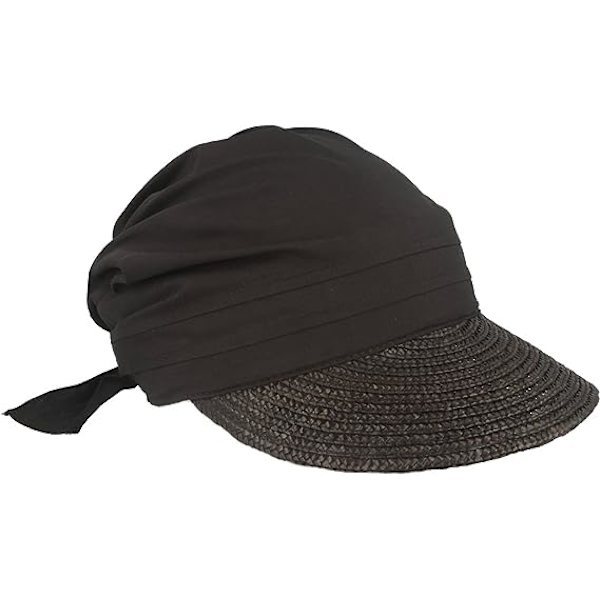 Svart - Baseballcaps - Vanlig - Enkel uformell baseballcaps for kvinner, bomullslappverk, andeunge, stråhatt, solbeskyttelse for stranden.