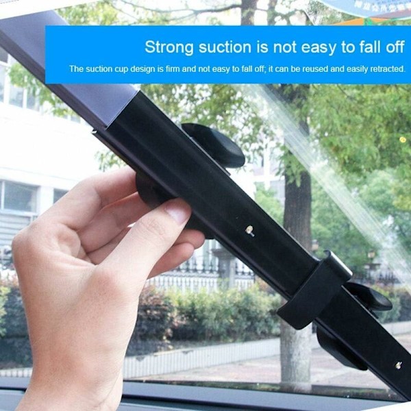 Automatisk infällbar bil solskydd bil vindruta hopfällbar anti-UV vikbar SUV lastbil bil nästan alla bilar (46cm bakre växel)
