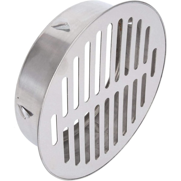 Golvavlopp, Rostfritt Stål Balkong Anti-Clog Golvavlopp för Gård Utomhusbruk (150mm)