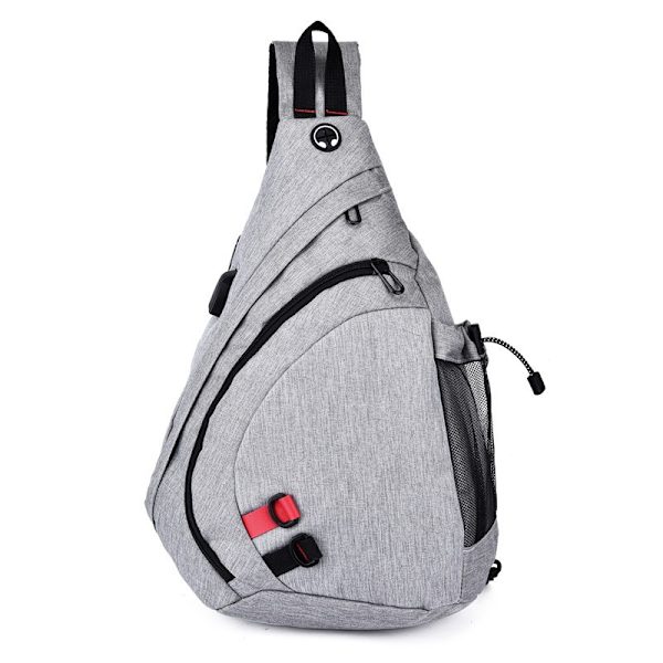 Miesten rintapussi, rento ja monipuolinen olkalaukku, ulkoilun crossbody-laukku naisille