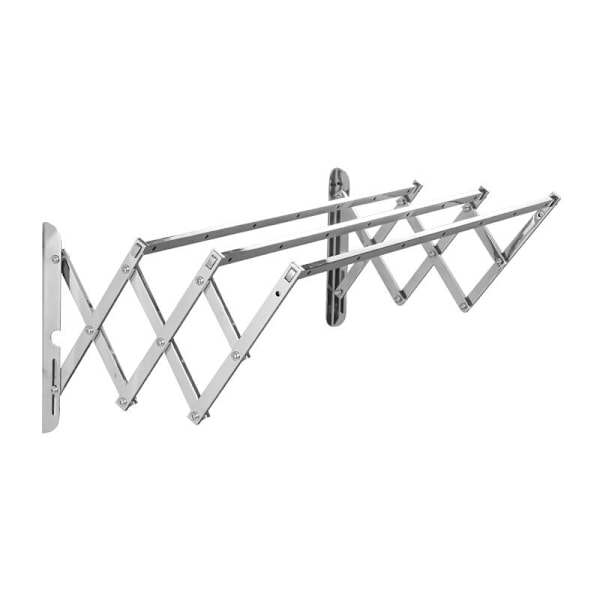Infällbar väggtvättlina silvercorde 60cm80cm aluminium hög resistans rostfritt stål Mått: 60cm80cm CMCODE Vikbar linne Klar linnesnöre