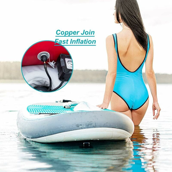 Adapterkit för 2-kammar kajak, Sup adapterventil, pumpkonverterare för kanoter, stand-up paddleboards