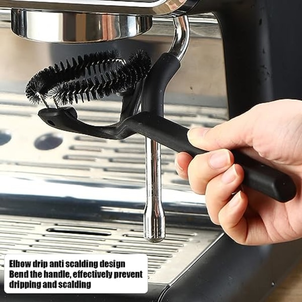 Espresso kaffemaskin rengjøringsbørste, kaffemaskin rengjøring B