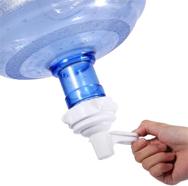 2 Gode Springventiler Bærbare Plastikventiler Udendørs Camping Vandflasker Hvide Springtudventiler Passer Til 48MM Kroneflasker