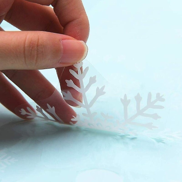Juleklistremerker, jule juletre snøfnugg snømann vindusdekaler juleklistremerker, diy dekorasjon vindusdekaler（Stil 23）