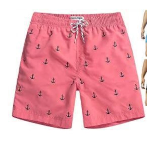 Badbyxor för män M Badshorts för strandsemester Snabbtorkande för poolbad
