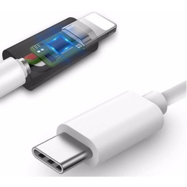USB C til 3,5 mm lydadapter, Type C til 3,5 mm hovedtelefonstikadapter
