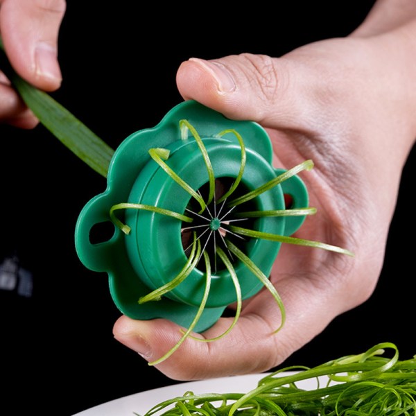 Kjøkken Sjalottløk Enkel Shredder Slicer Slicer Løk Slicer Løk Slicer Multifunksjonelt Kjøkkenverktøy