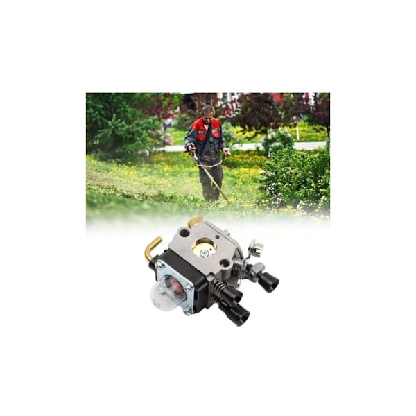 Kaasuttimen korjaussarja STIHL FS55 FS55R FS55RC FS38 KM55 HL45 KM55R -malleihin, sisältää ilmansuodattimen, polttoaineen, tyhjäkäyntisuuttimen ja sytytystulpan