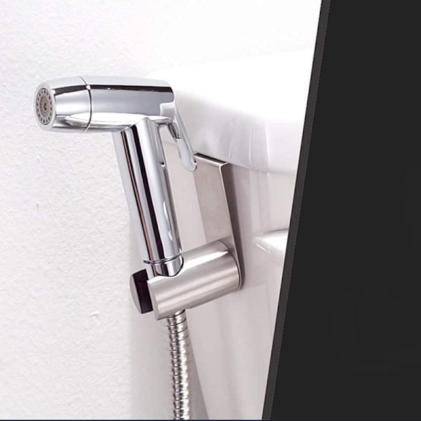 ABS Dubbelfunktion Toalettkompis Badrum Toalett Hög Boost Rengöring Spolning Handhållen Gynecleaner Gun Set