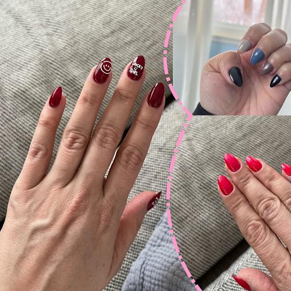 552 Stk Amerikanska Kapsel Mandelnaglar, 12 Storlekar Klar Matt Xs Korta Nagelspetsar Transparenta Falska Naglar Kit, Amerikanskt Nagelsats Tryck På Naglar för DIY
