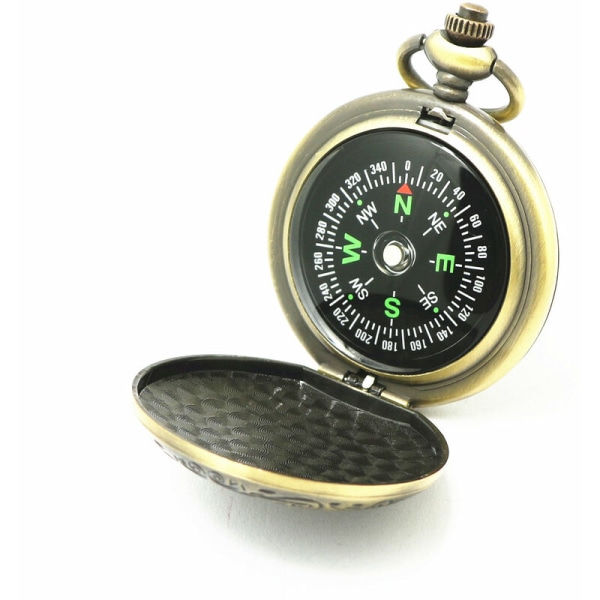 Compass, Camping Metal Compass, Pocket Compass, Waterproof Compass Portable Kids Compass, for Travel Hiking Exploration