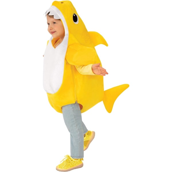 Baby shark puku lapselle (110cm), soita baby shark melodia