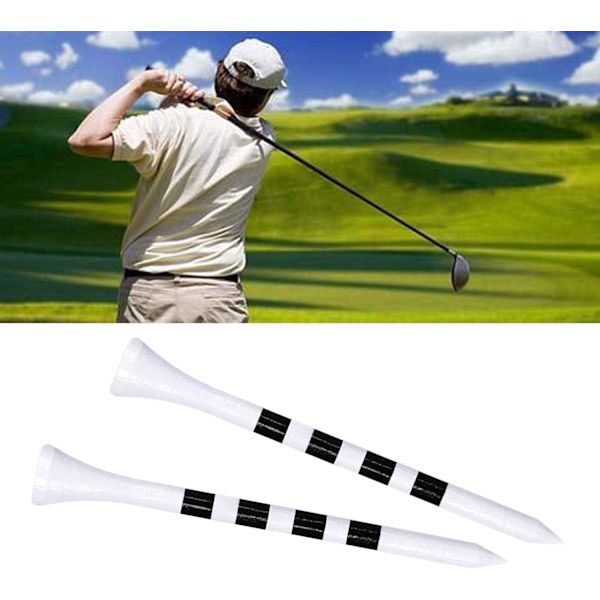 Bambu Golf 70mm Paketti 100, Valkoinen