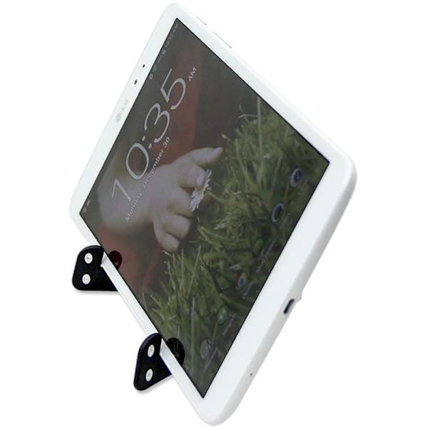 5 stk Smarttelefon og nettbrett skrivebord V-formet stativ, sammenleggbar telefonholder for iPhone iPad Samsung Galaxy HTC One og alle mobiltelefoner, fin og fasjonabel