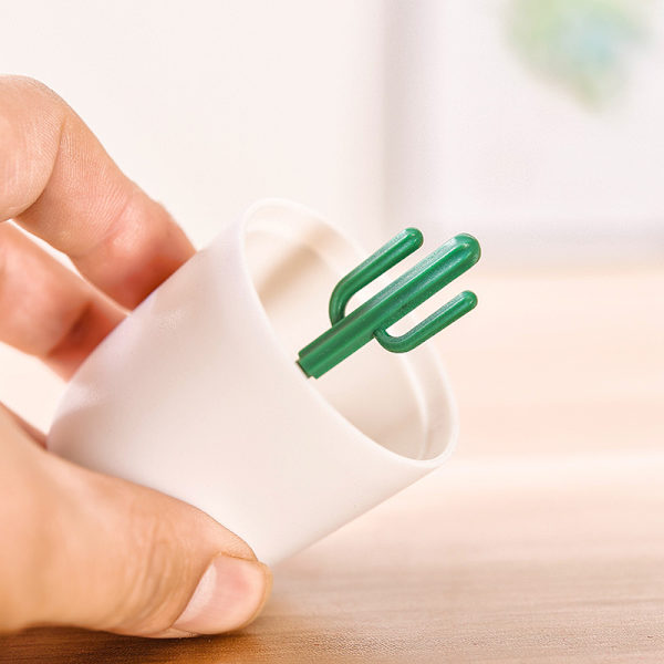 Plante tannpirkholder Unik hjemmedesign Dekorasjon Uvanlig gave (1 stk)