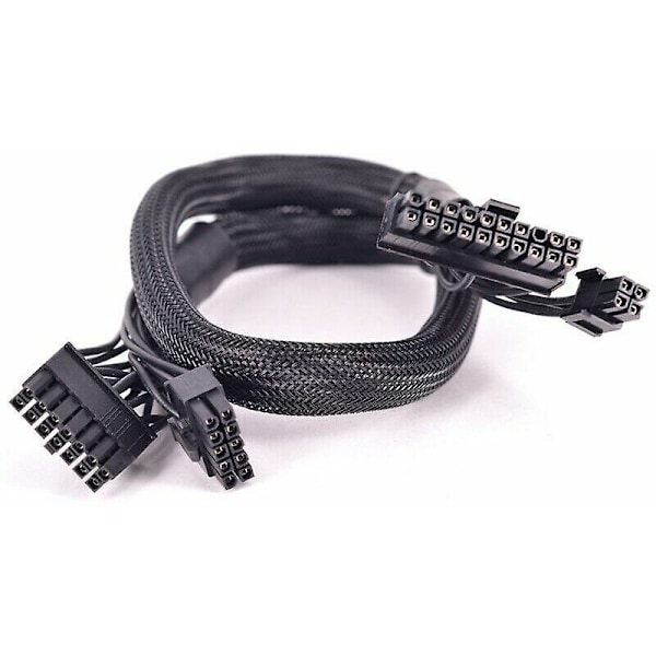 Atx 14 + 10 pins til 24-pin strømkabel til Corsair AX1500i AX1200i