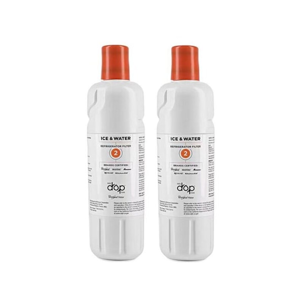 Set med 2 filter (EDR2RXD1) kylskåp, vattenfilter för kylskåp