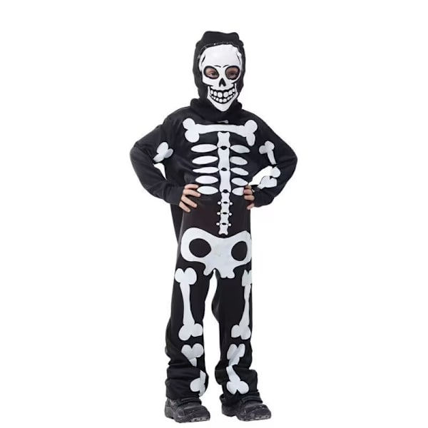 1 setti Halloween-lasten valaistuvat vaatteet spoof-kallo onesie-juhla-asu