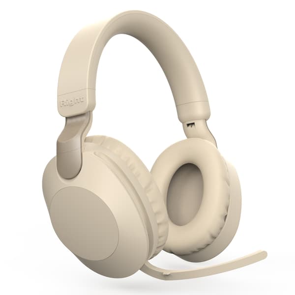 Bluetooth-hörlurar Bluetooth-spelheadset HiFi-ljudkvalitet 40 mm stora drivrutiner Humaniserad bekväm för bärbar dator (guld)