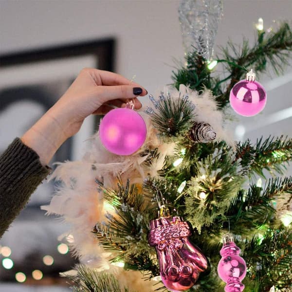 30 stk Julerikuler i Plast, Uknuselige Julerikuler, Julerikulpynt, Julerikulpynt til Juletreet, Jul