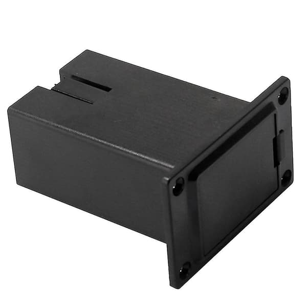 Helt ny 1 stk 9v svart batteriholder boks boks rom deksel