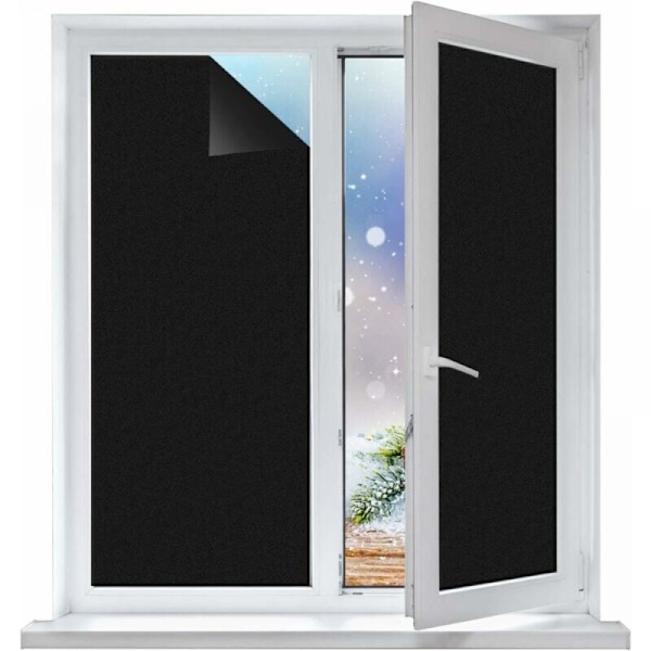 Valoa estävä, vedenpitävä ja läpinäkymätön lasitarra ikkunoihin, toimistoihin, taloihin, kylpyhuoneisiin, makuuhuoneisiin ja keittiöihin, 45cmx100cm (1 huone)