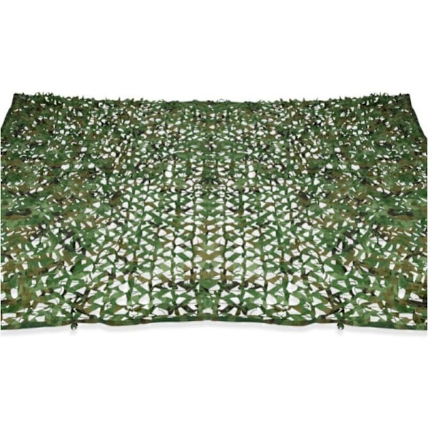 4x3 m rektangulær skygge sejl design camouflage skygge grøn plaid grøn, solbeskyttelse camouflage net udvendig skygge