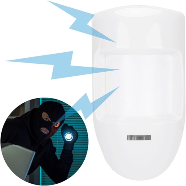 12V Fired dobbelt detektor infrarød EL 55 Filaire PIR bevægelsesdetektor tyverialarm Alarm Advarsel Hjemmesystem System