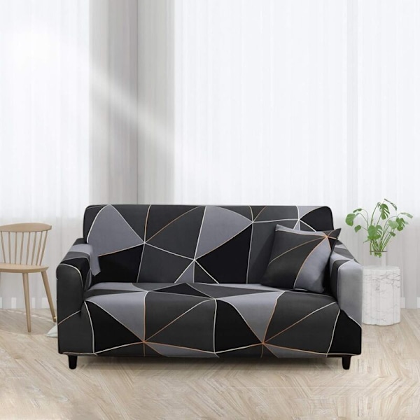 Uttrekkbart sofatrekk Curses Trykt Elastisk Sofa Sofatrekk For Sofa 1 Sittepute Sofabeskyttelse Universelle Møbler (2 Seter, Black Magic) uten ea