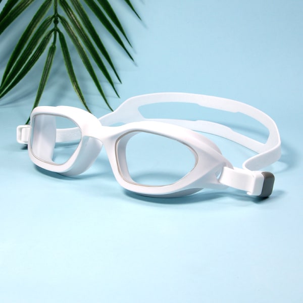 Uintigoggles - Laajat kirkkaat uintitarvikkeet sumunesto- ja UV-suojauksella aikuisille miehille ja naisille sisä- ja ulkotiloissa