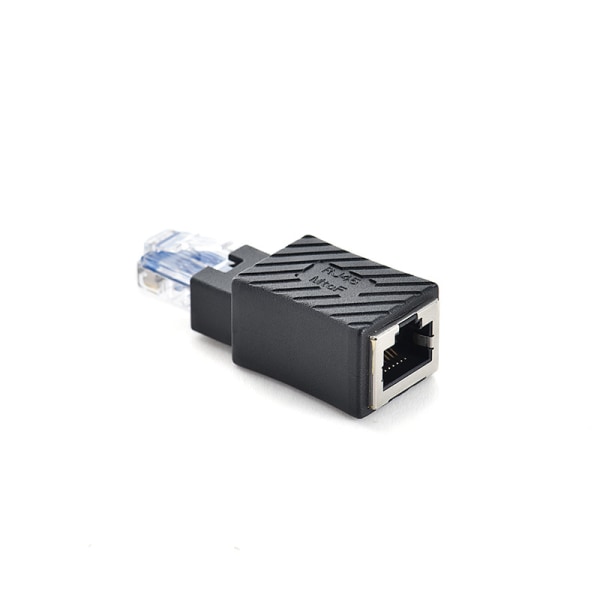Cat5E/Cat6 Rj45 Ethernet-sovitin, 2 kpl Rj45/8P8C uros-naaras 90 asteen Ethernet-sovitin tukee Cat6/Cat5E (Ethernet-sovitin)