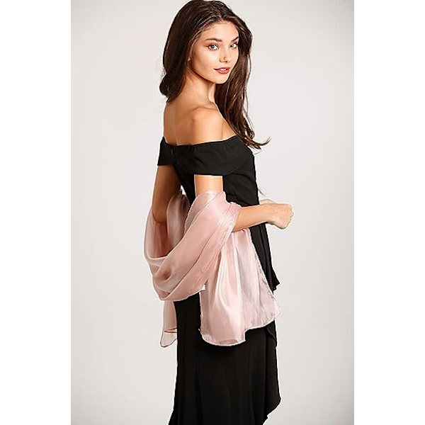 Elegant Stole Sjal Til Bryllupper Brude Piger Proms Fester (cameo)