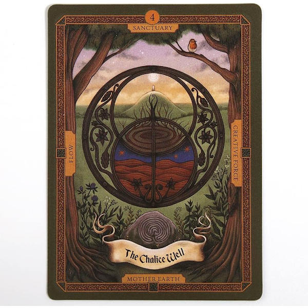 Mists of Avalon Oracle Tarot med väska Familjespel