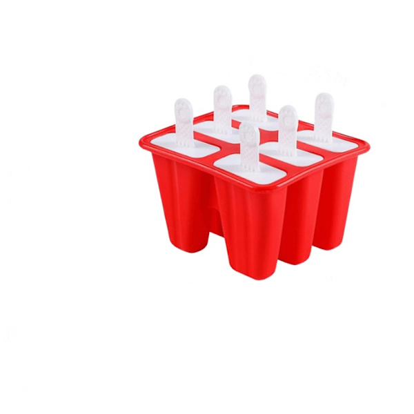 Popsicleforme, silikone-isforme, BPA-fri isform, genanvendelig isform med nem udløsning, hjemmelavet isform med silikonespalte og Cl