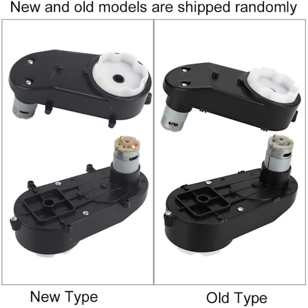 Sähkömoottorin vaihdelaatikko, RS390 nopea sähkömoottori vaihdelaatikolla lasten sähköautoon moottoripyörän lelut lisävarusteet (6V 18000RPM)