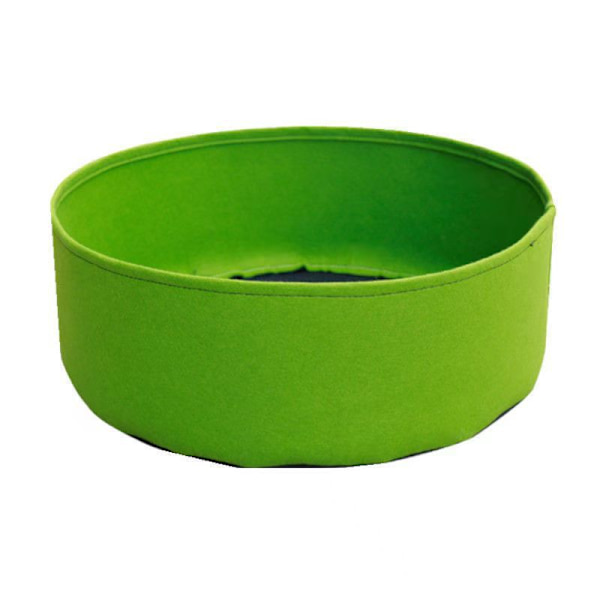 4 st runda odlingsväskor i filt, andningsbart tyg, odlingsbehållare för trädgårdsväxter (gröna, 50/20 cm)