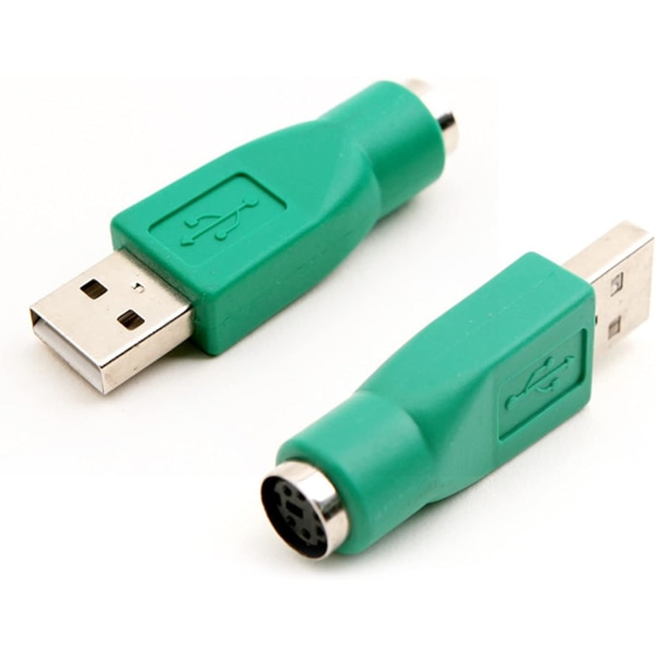 PS/2 til USB-adapter, USB hann til PS/2 hunn adaptere, erstatning