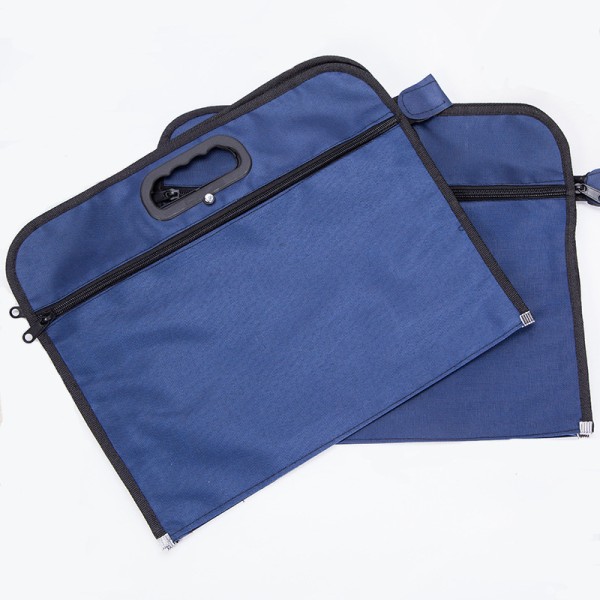 Asiakirjalaukku A4 Oxford zip Bag vedenpitävä konferenssilaukku virkamies