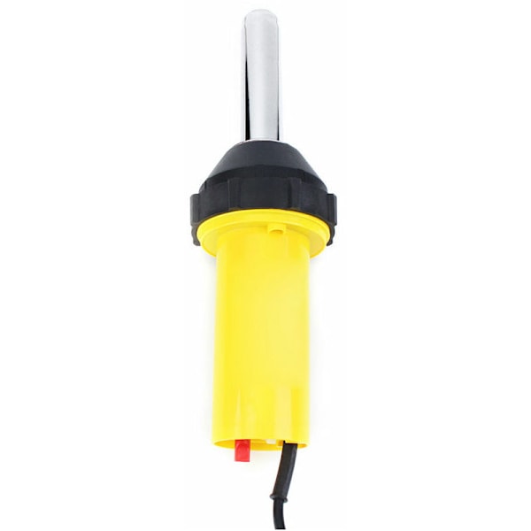 Plastsvejser 1080w lige håndtag varmluftpistol rundt mundstykke fladt mundstykke