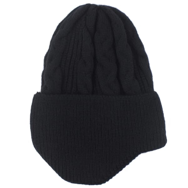 Dame Vinterhue Blød, Behagelig, Blød Strækbar Casual Skull Strikhue, Cool Sort
