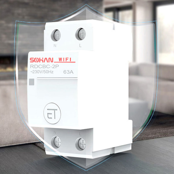 Intelligent WiFi-strømbryter for hjemmet, fjernkontroll via telefon, stemmekommando, synkroniseringsbryter