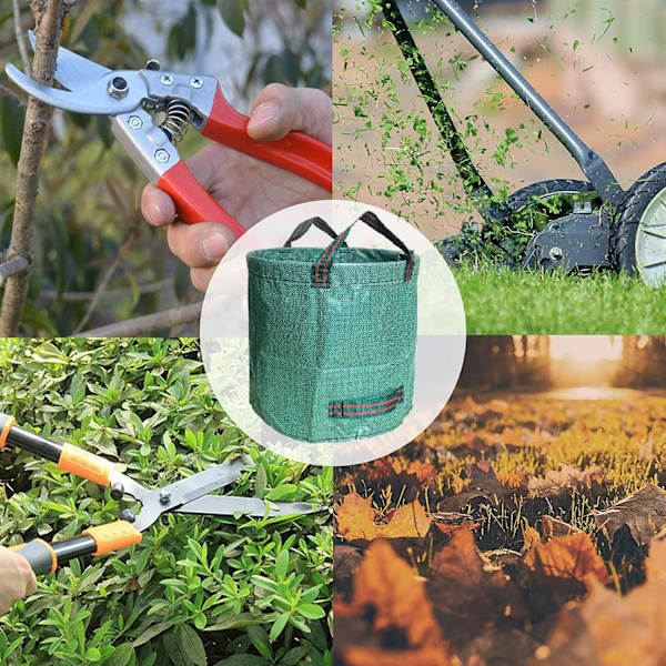 3-pack * 500L Trädgårdspåsar, Tunga Trädgårdsavfallspåsar Trädgårdsavfallspåse Tunga PP-avfallspåse 3-pack Trädgårdsavfallspåsar Trädgårdssopåsar