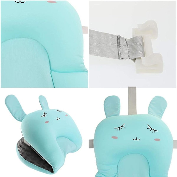 Baby badekar pude, baby brusebad ring måtte, baby badekar pude, skridsikker baby bademåtte, specielt designet til 0-6 måneder baby badekar